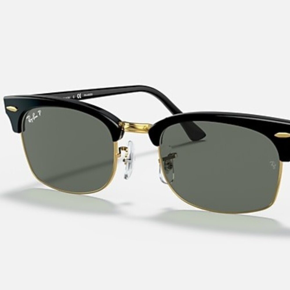 NEW RAY-BAN RB3916 1303/58 Sunglasses – Polished Black G-15 Green Lens 52-21